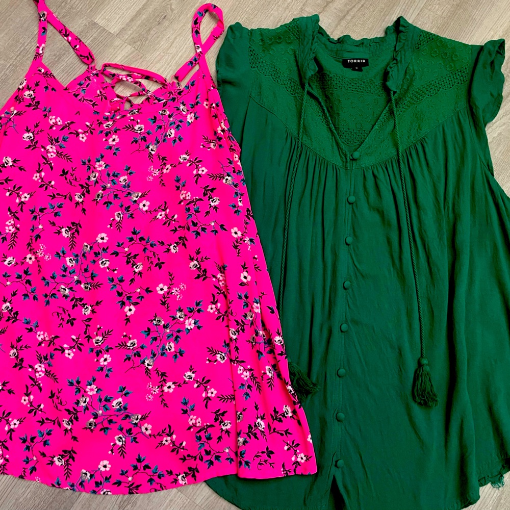 Torrid size O both for $20 bundle